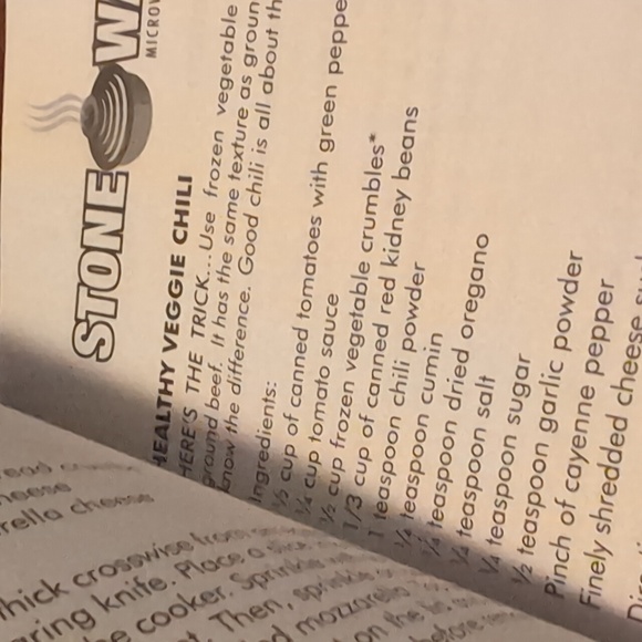 Stone Wave Cooker and Cookbook Pamphlet - Picture 4 of 6